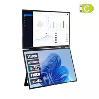 Monitorius - Zeuslap Z14W 14 colių Dviejų Jutiklių Ekranas, 1920×1200, USB-C, HDMI
