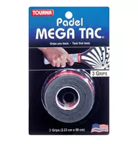 Overgripai TOURNA MEGA TAC JUODA, 3 vnt.