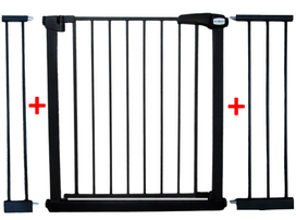 Safety Bars S3 Black Laiptų, Durų 79-115 Cm Saugos Išplečiamasis Rėmas
