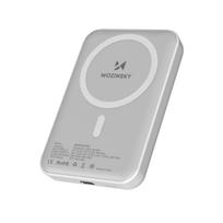 Magnetinis 10000 Mah Maitinimo Blokas Su 25 Cm Usb-c Kabeliu - Baltas