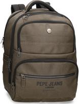 Kuprinė PEPE JEANS Berwick, 42 cm, 2 skyrių, chaki sp.