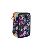 Forminis trijų skyrių penalas su priedais CoolPack JUMPER 3 IN THE GARDEN