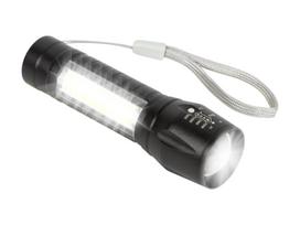 Rankinės ir Galvos LED žibintuvėliai // LED kišeniniai žibintuvėliai // 71-353# Latarka ręczna taktyczna led aluminiowa