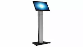 Pardavimo stendas ant grindų Elo Touch Solutions E514881 liesas dizainas interaktyviems ekranams