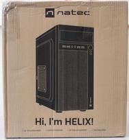 SALE OUT. | Natec | PC Case | Helix Matx | Black | Mini Tower | DAMAGED PACKAGING