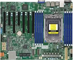 Super Micro H12SSL-C pagrindinė plokštė – ATX, lizdas SP3, USB 3.0, 2x Gigabit LAN, integruota grafika (MBD-H12SSL-C-B)