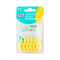 TePe Interdental Brush Extra Soft ( 0,7 mm yellow - tarpdančių šepetėliai, 6 vnt.