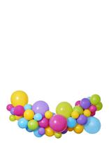 IPK - Diy Balloon Garland Colorful - Vaikų šventės reikmenys - Marga / raštuota
