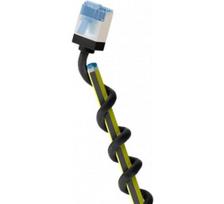 Goobay 74315 Ultra-Flexible CAT 6A Patch Cable, Slim, U/FTP, 0.15 m, Black | Goobay