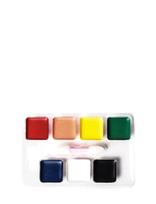 IPK - Face Paint Palette, 7 Colors - Veido dažai - Raudona