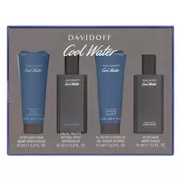 SET DAVIDOFF Cool Water Men EDT spray 75ml + ASB 75ml + SHOWER GEL 75ml + AS 75ml