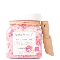 SUNDAY RAIN Pink Grapefruit & Sea Salt Bath Crystals 500g