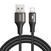 Cable USB to Lightning Joyroom SA25-AL3 / 3A / 1.2m (black), Kabel USB do Lightning Joyroom SA25-AL3 / 3A / 1.2m (czarny)