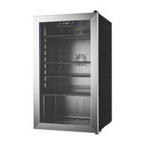 Euhomy BR001-110 gėrimų ir vyno šaldytuvas, 90 l, sidabrinis
