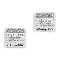 SHELLY EM Mini Gen4 Energy Meter, 2 pieces, Licznik energii SHELLY EM Mini Gen4 2 sztuki