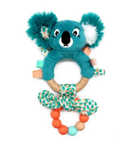 LESDEGLINGOS silikoninis ir medinis kramtukas žiedas - koala, 43037