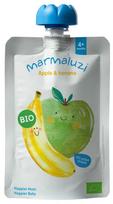 MARMALUZI ekologiška obuolių ir bananų tyrė, 4 mėn.+, 90g