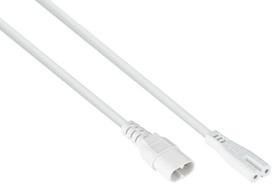 Kabel zasilający Alcasa Kabelmeister SK0870-W005 kabel zasilające White 0,5 m C8 panel IEC C7 | SK0870-W005 | 4066857003157