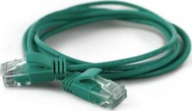 Wantec Wantec 7324 U/UTP (UTP) green 0.2m Cat6a Network cable (7324) | 7324 | 4250367773246