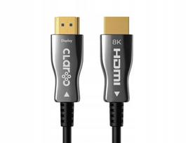 Claroc Kabel aktywny HDMI 2.1 Ultra High Speed AOC, 8K / 4K@120Hz, 100 m | FEN-HDMI-21-100M | 5907772509715