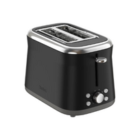 TEFAL Toaster | TT7208E0 Collection Retro | Power 850 W | Number of slots 2 | Housing material Stainless steel | Black