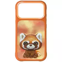 Nimmy Big Eyed Pet 2.0 Raccoon phone case for iPhone 17 Pro orange