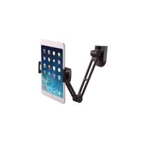 Techly Wall mountable tablet and iPad arm, 4.7-12.9 inches, adjustable, black