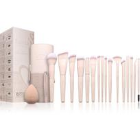 Luvia Cosmetics Nude Aura Pro makiažo šepetėlių rinkinys su dėklu