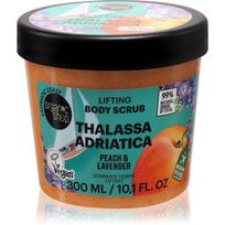 Organic Shop Body Scrub Thalassa Adriatica kūno šveitiklis stangrinamojo poveikio kvepalai Peach & Lavender 300 ml