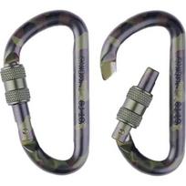 WOODLAND 80MM TACTICAL CARABINER (PAIR)