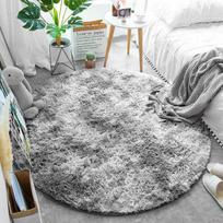 Strado Apskritas kilimas Ombre Strado 150x150 OmbreSilver (Light Pilkas) universal