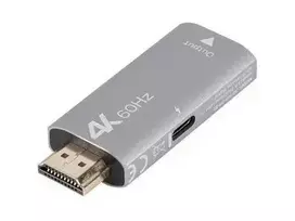 LANBERG Adapter HDMI M -> Displayport F 4k Silver