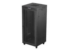 LANBERG rack cabinet 19 free-standing 37U 800x800 flat pack mesh door LCD black