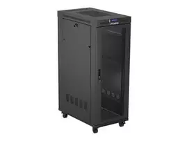 LANBERG rack cabinet 19 free-standing 32U 600x1000 flat pack mesh door LCD black