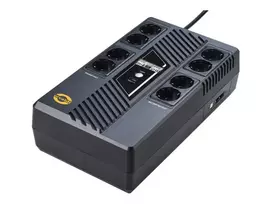 ORVALDI UPS AM-1000LCD USB 8xSchuko outlets 4backup/4SurgeProt bat 3min USB RJ45