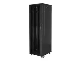 LANBERG rack cabinet 19inch 42U 600x1000 black mesh door LCD