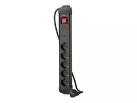 LANBERG Surge protector SP1 3m 5x Schuko black