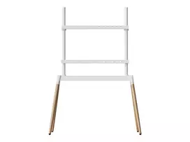 GEMBIRD TV floor stand 55 - 86inch white/wood