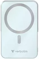 „Verbatim“ belaidis įkrovimo išorinis akumuliatorius, 5 V, telefono įkrovimas, 32266, 10 000 mAh, magnetinis laikiklis, mėlynas