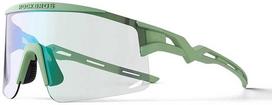 Rockbros Photochromic dviratininko akiniai su UV apsauga ir Corrective Insert – žalios spalvos