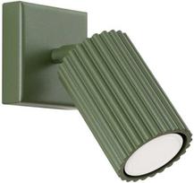 Sollux Lighting Sieninis šviestuvas KARBON alyvuogių žalia