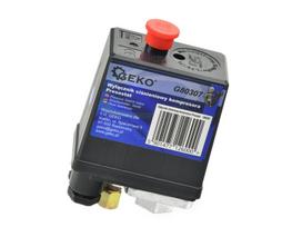 Geko Vieno būdo jungiklis oro kompresoriams G80307, 240 V, 16 A, 12 bar, 5 - 8 bar, 3 - 12 bar, 1/4", CE, TUV