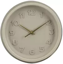 SIENINIS LAIKRODIS TING SKERSMUO 27CM MICA PILKAS 671715