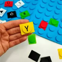 Pix It Inovatyvi Montessori loginė edukacinė dėlionė su 360 silikoninių detalių, vaikams nuo 4 metų