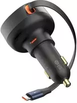 Baseus Enjoyment Pro Car Charger USB-C 60W / juodas