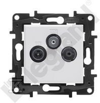 Legrand GN.TV-R-SAT END.10DB Baltas NILOE STE