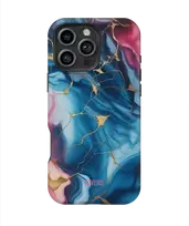 Coveris Telefono dėklas Magsafe "Mėlyna Marble" iPhone 12-17, Samsung S22-26, Google Pixel 10/Pro/ProXL modeliams