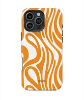 Coveris Telefono dėklas Magsafe "Orangewaves" iPhone 12-17, Samsung S22-26, Google Pixel 10/Pro/ProXL modeliams