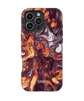 Coveris Telefono dėklas Magsafe "Hellfire Silk" iPhone 12-17, Samsung S22-26, Google Pixel 10/Pro/ProXL modeliams