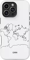 Coveris Telefono dėklas Magsafe "The World" iPhone 12-17, Samsung S22-26, Google Pixel 10/Pro/ProXL modeliams
